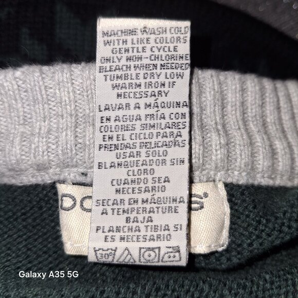 Dockers Mens XXL Sweater With Reindeer Design In 100% Cotton CozyCore  Cabincore - Picture 4 of 6